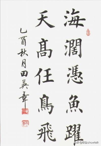 敬悼书法师田英章