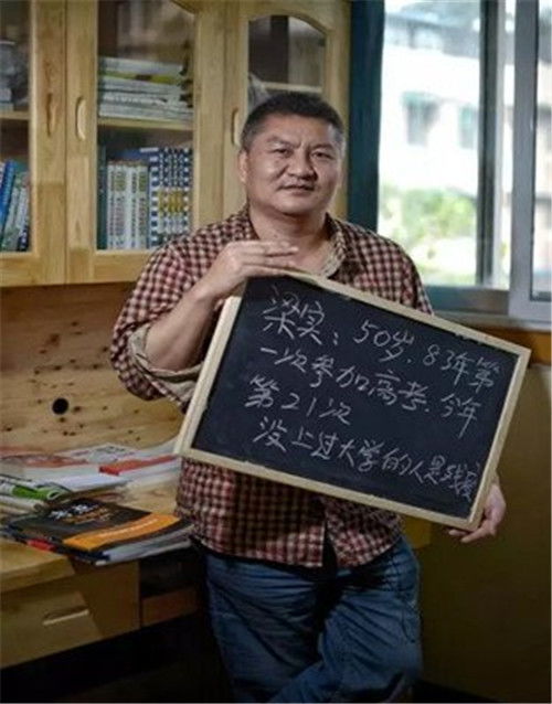 追梦无悔，梁实第29次高考的非凡故事