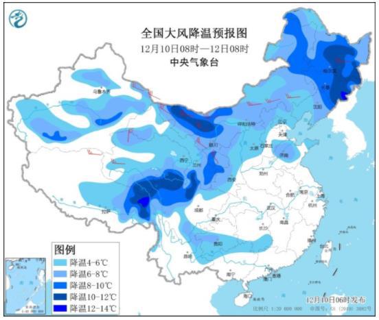 新一股冷空气来袭，影响我国大部地区