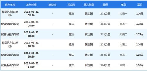 从陇县到宝鸡的汽车票价，性价比与选择指南