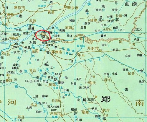 淇县与郑州的历史和地理位置