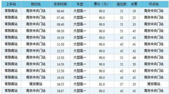 常熟到金华的汽车票价解析