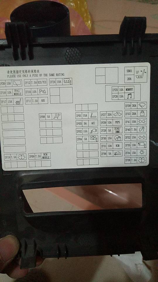 汽车小灯保险丝的正确选择与使用