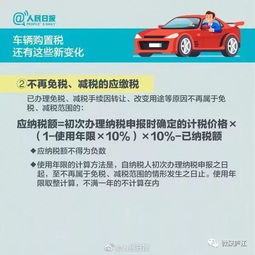 安徽省汽车购置税优惠政策详解