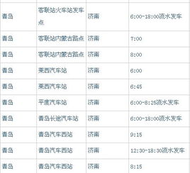 济南至青州汽车票价详解