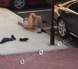 男子疑似醉酒无差别攻击车辆