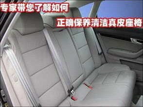 汽车真皮座椅的保养与清洗