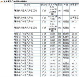 翁源至广州的汽车票价分析与推荐