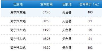 海宁到下沙的汽车票价分析与比较