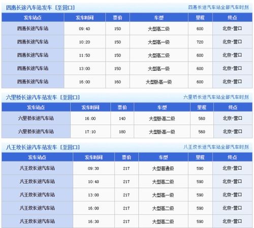 营口到天津的汽车票价分析与旅行建议