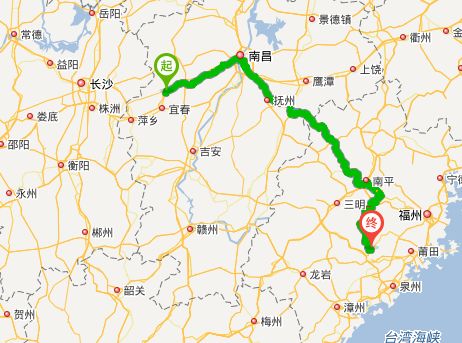 登封到德化县的汽车费用概览